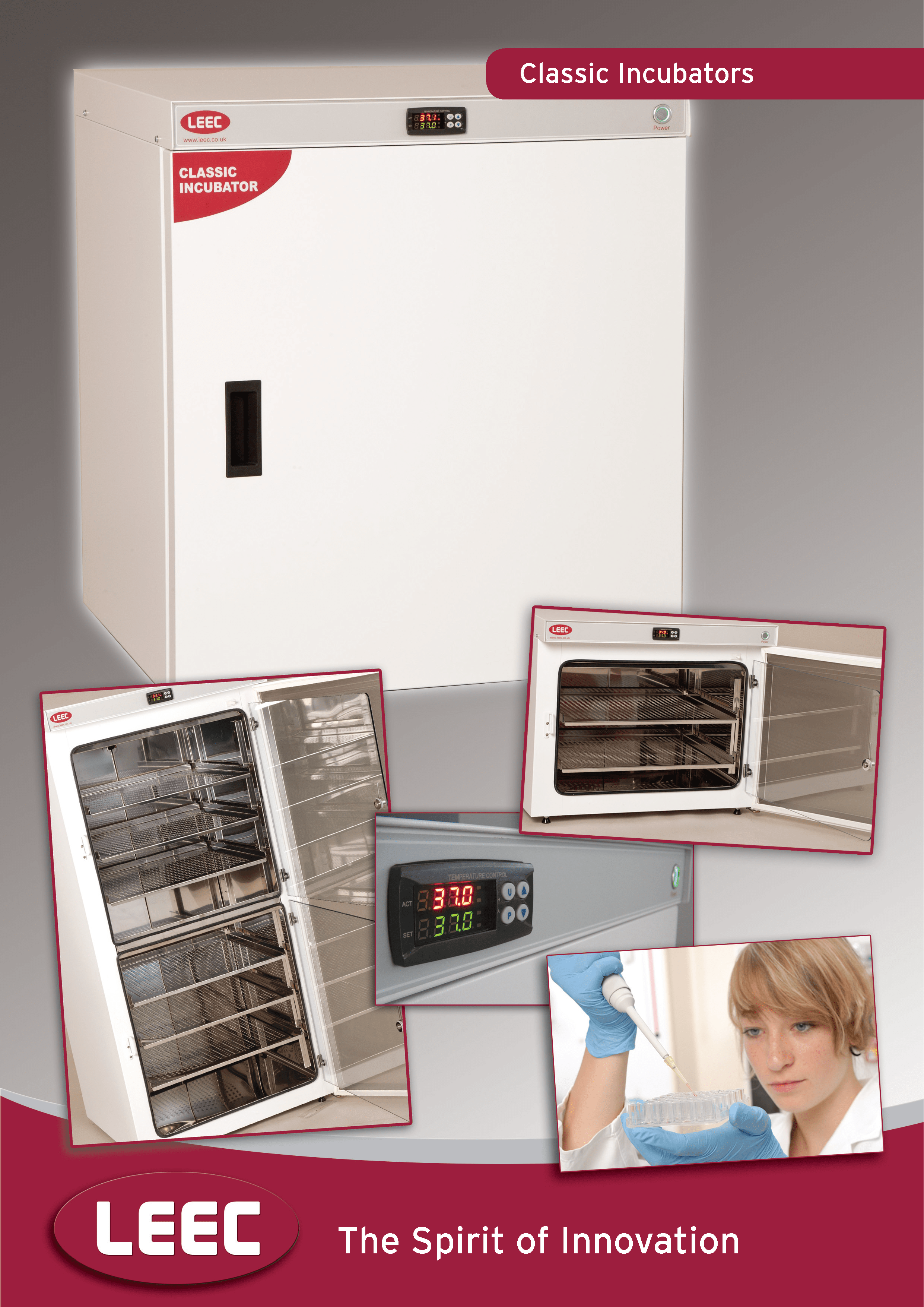 LEEC C100 Classic Incubators, 100 Litre Capacity