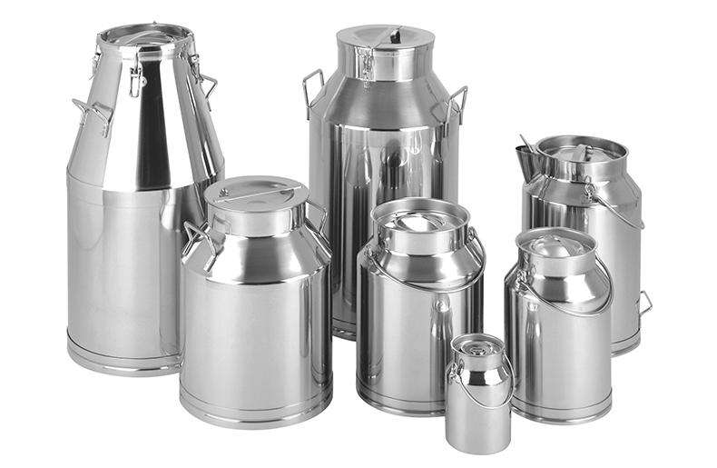 304 and 316 Stainless Steel Churns