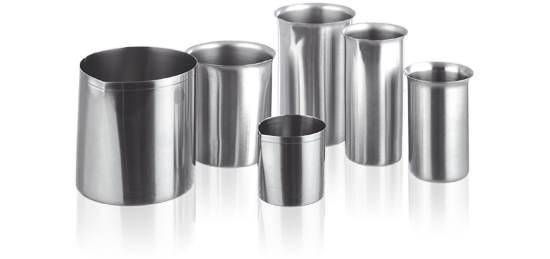 304 Stainless Steel Beakers and Funnels