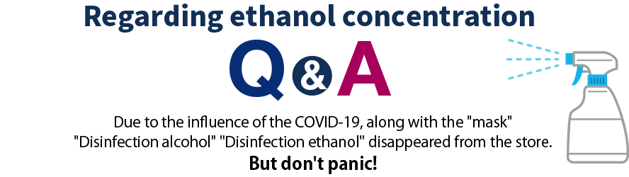 Regarding ethanol concentrationQ&A