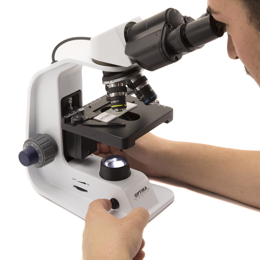 Optika B150PBRPL Binocular Polarizing Microscope, 400x