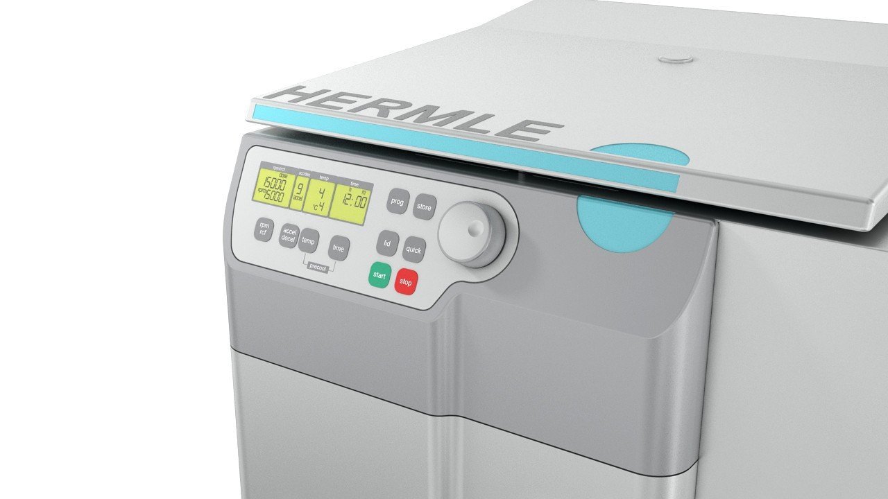 Hermle Z 36HK  Table Top High Speed Centrifuge ,  Max Speed 30,000 rpm, Max RCF 65,395 xg, 6 x 250ml Max Volume, 230 V / 50 - 60 Hz / 240 W