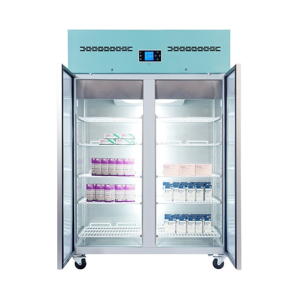 Lec Medical PSR1200UK Standard Solid Door Laboratory Large Pharmacy Refrigerator, 2°C to 8°C Temperature Range, 1200 Litres Capacity