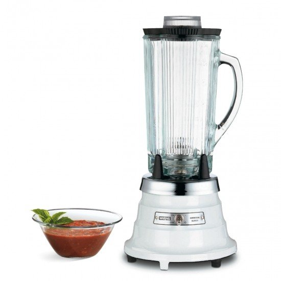 Waring 800EGK Single Speed Blender with 1.2 Litre Heat Resistant Glass Container, 230V, 50 Hz , CE Approved, ROHS with British G Type Plug