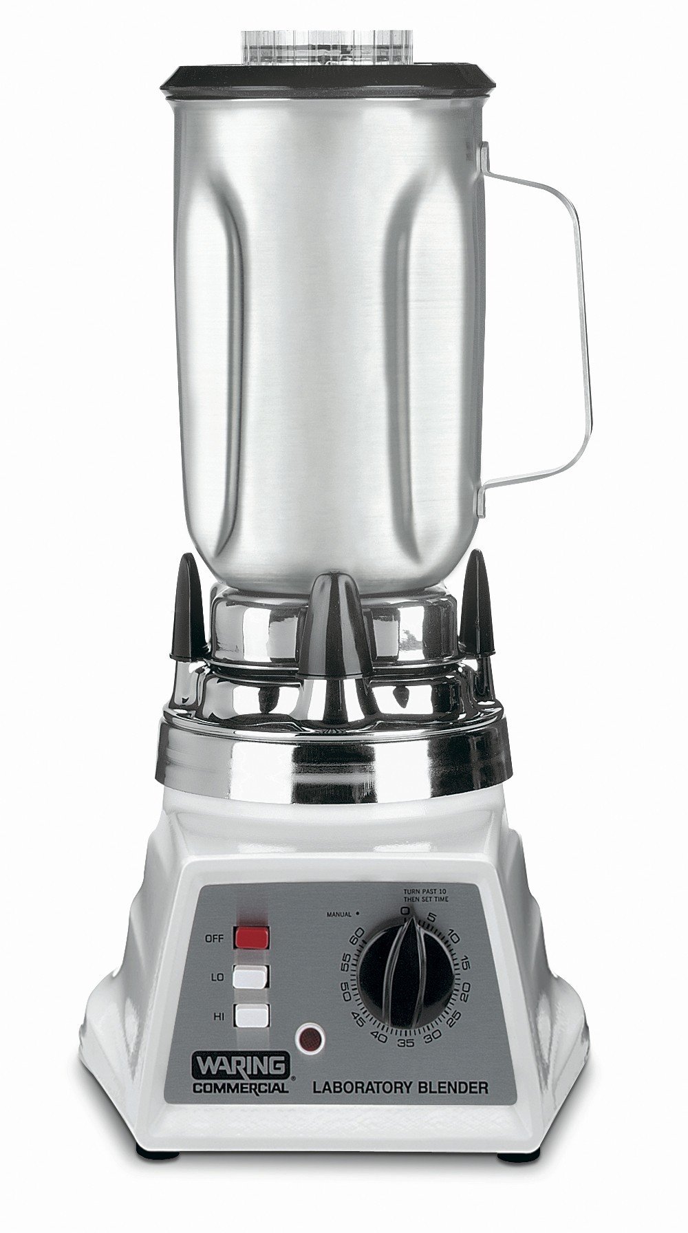 Waring 8010ESK Two Speed Blender with Timer, 1.0 Litre Stainless Steel Container,  230V, 50 Hz , CE Approved, ROHS with British G Type Plug