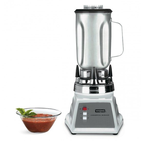 Waring 8011ESK Two Speed Blender, 1.0 Litre Stainless Steel Container, 230V, 50 Hz , CE Approved, ROHS with British G Type Plug