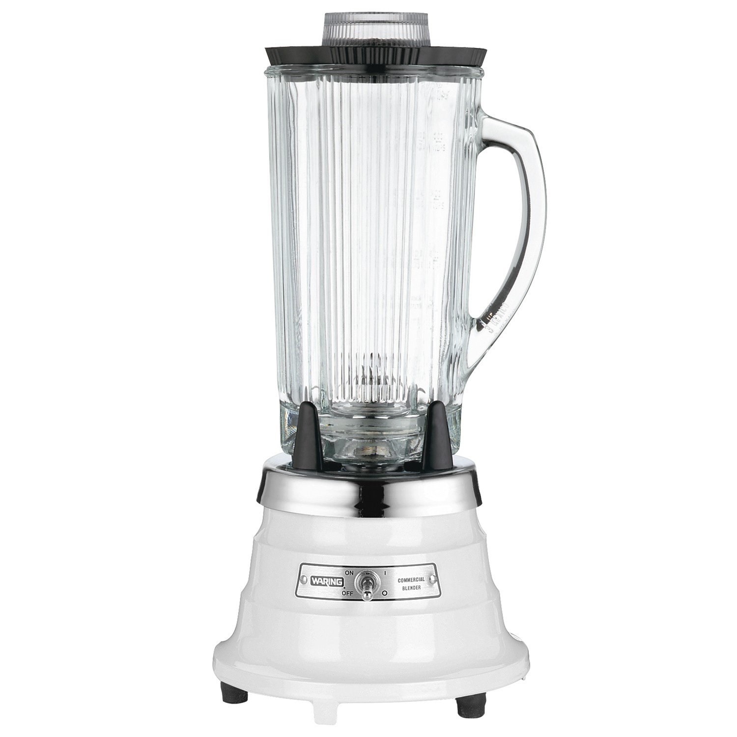 Waring 800EGK Single Speed Blender with 1.2 Litre Heat Resistant Glass Container, 230V, 50 Hz , CE Approved, ROHS with British G Type Plug