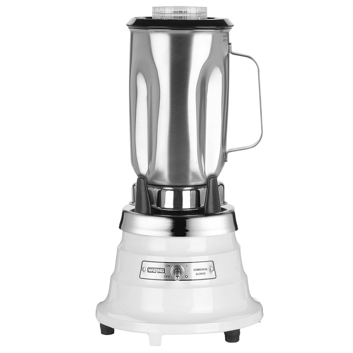 Waring 800S Single Speed Blender with 1.0 Litre Stainless Steel Container,  230V, 50 Hz , NON-CE, ROHS with European F Schuko Plug