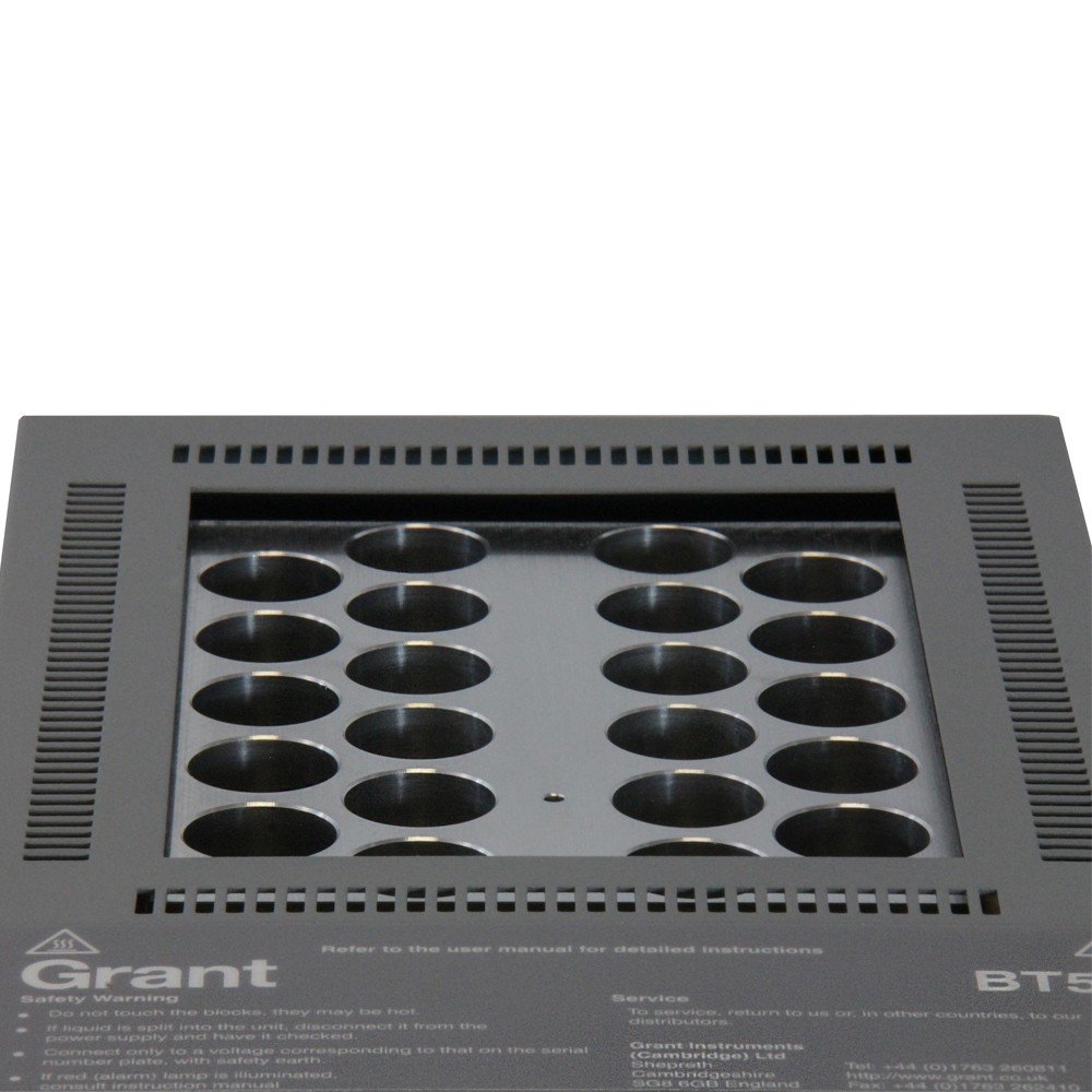 Grant Instruments BT5D High Temperature Digital Dry Block Heater, Ambient +10 to 400ºC Temperature Range