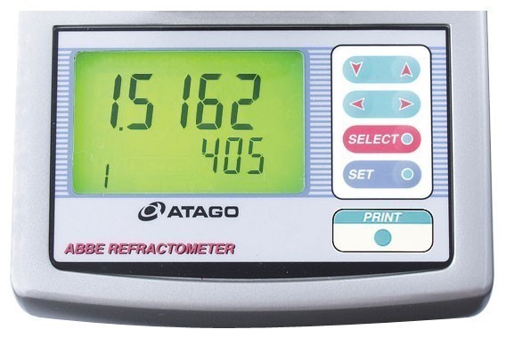 Atago 1410 DR-M2 Multi-Wavelength Abbe Refractometer, 1.3278 to 1.7379 - 1.2743 to 1.684 Measurement Range