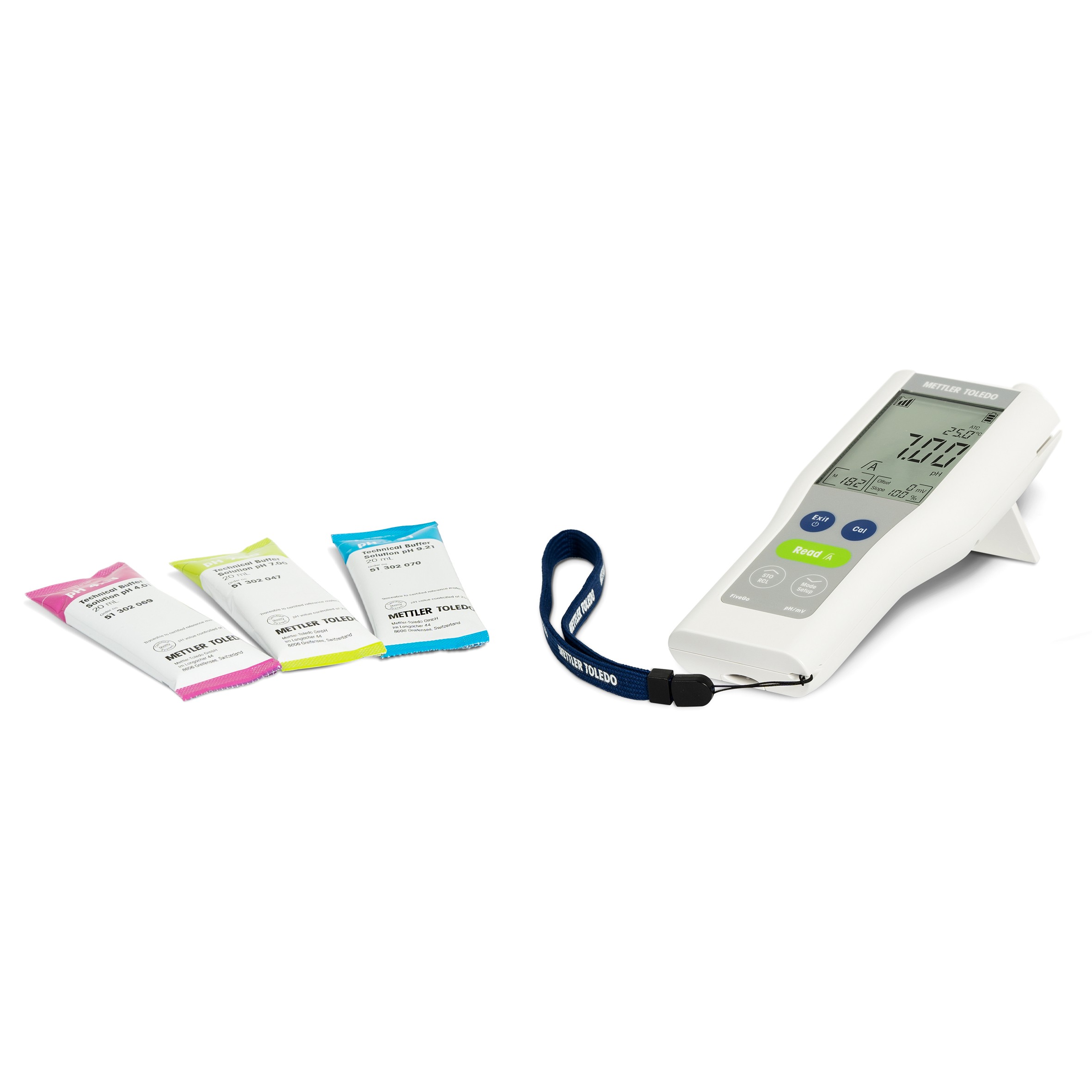 Mettler Toledo FiveGo Standard SingleChannel Portable pH Meter In