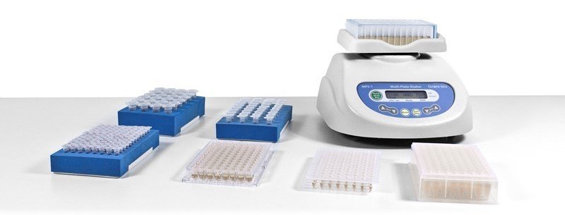 Grant Bio MPS-1 High Speed Multi Plate Shaker Vortex for Microplates and Microtubes, 300-3200 rpm Speed Range , 3mm Orbit