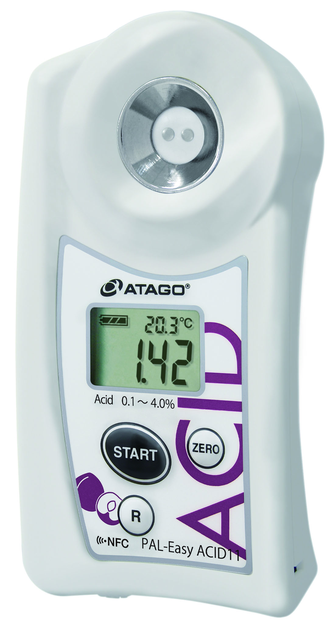 Atago 7311 Pocket Acidity Meter PAL-Easy ACID11 Master Kit for Plum, Acid : 0.10～4.00％ Measurement Range