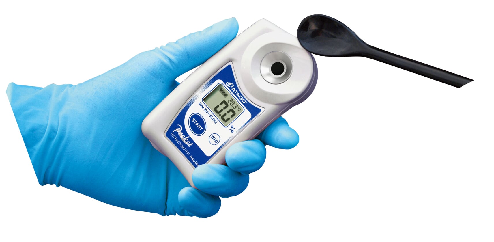 Atago 4518 Digital Pocket Urea Refractometer, PAL-Urea PAL Series, Urea : 0.0 to 55.0 % Measurement Range