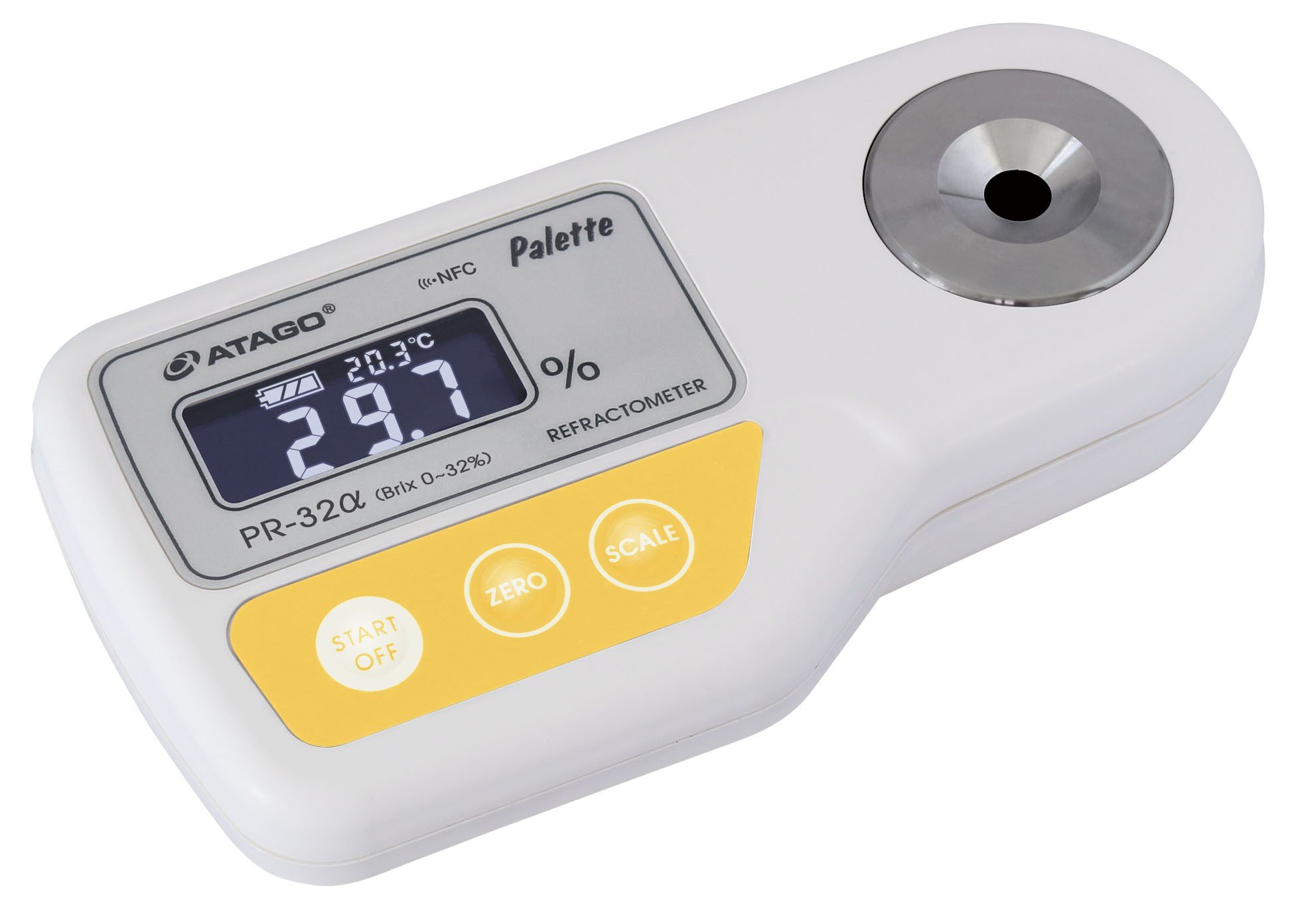 Atago 3405 PR-32a, Digital Portable Brix Refractometer, PALETTE Series, Brix : 0.0 to 32.0% Measurement Range