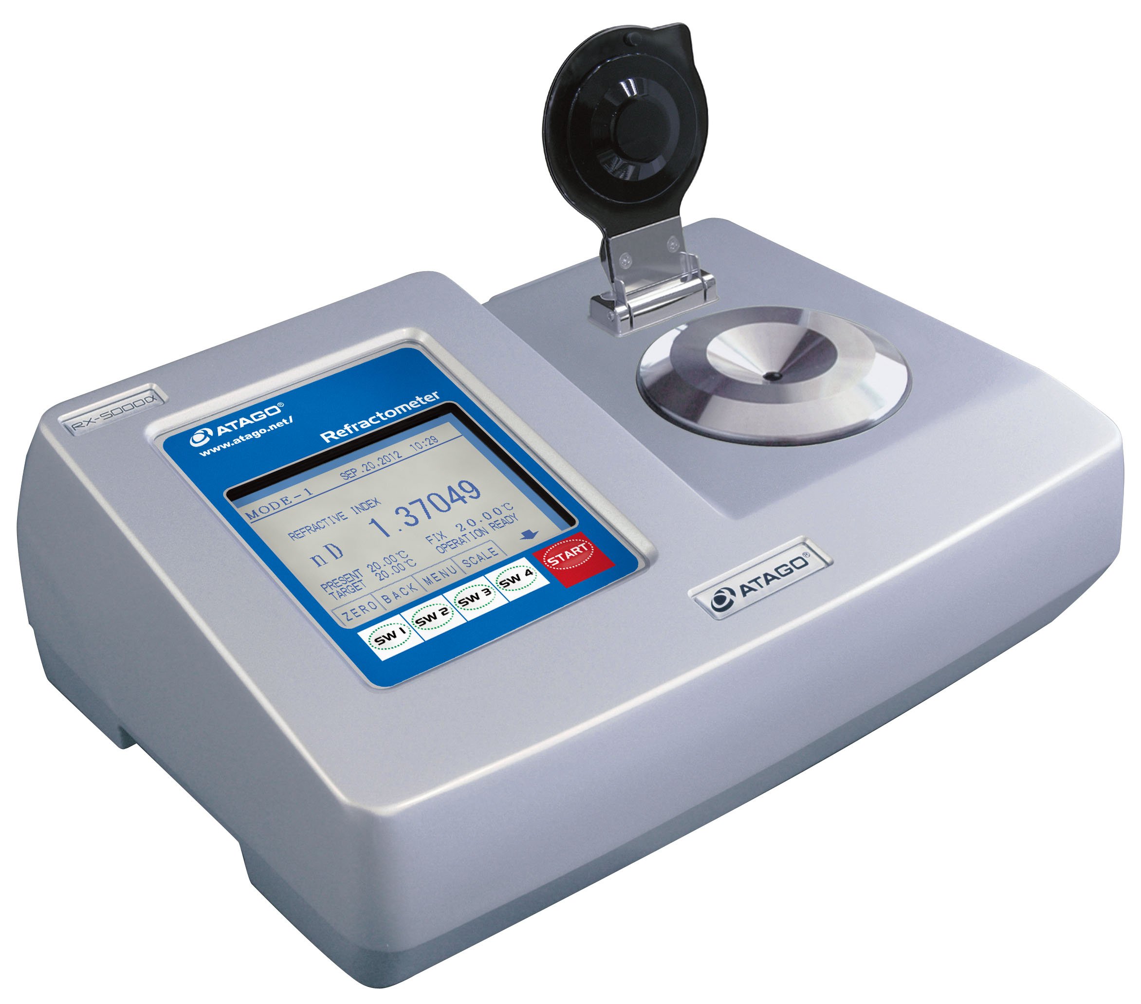 Atago 3261 RX-5000a (alpha) Automatic Digital Bench-Top Refractometers, Refractive index (nD) : 1.32700 to 1.58000, Brix : 0.000 to 100.00% Measurement Range