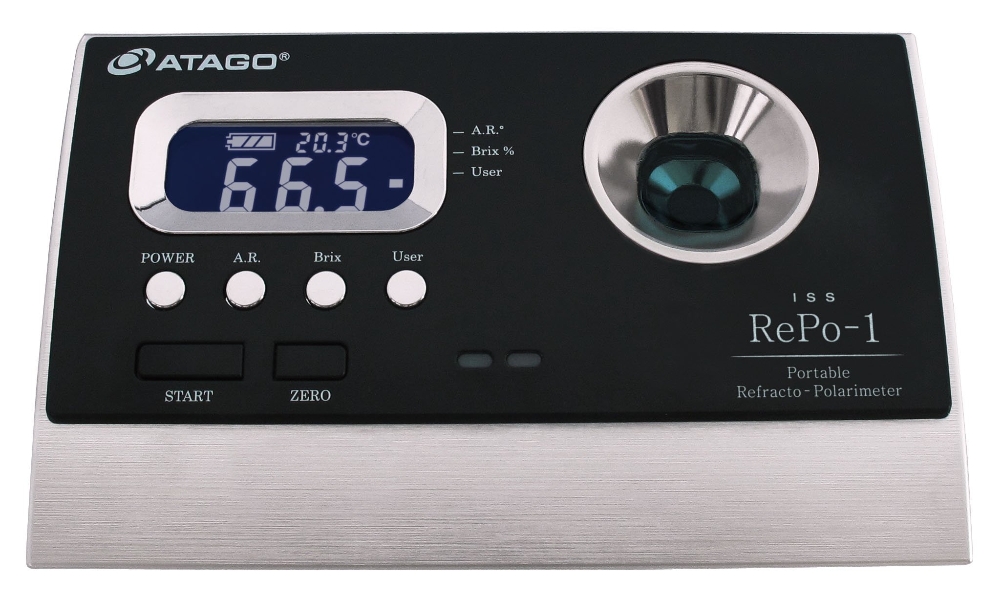 Atago 5010 Portable Refracto-Polarimeter RePo-1, Angle of Rotation : -5.00 to +5.00°(*) Brix : 0.0 to 85.0%