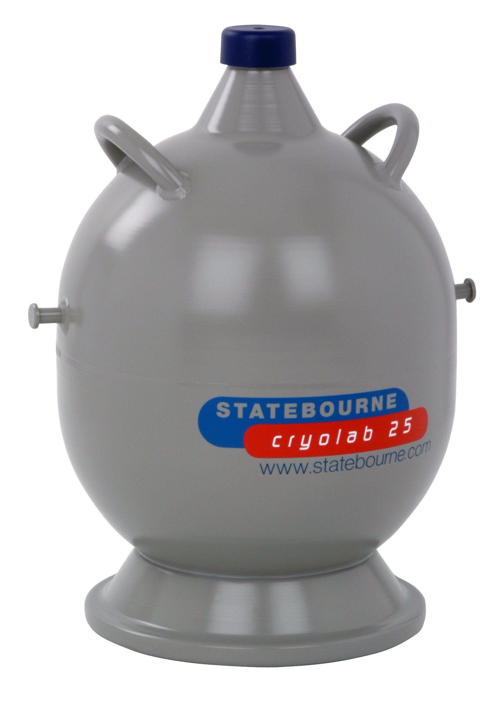 Statebourne Cryogenics 9901062 Cryolab 25, High Performance Laboratory Aluminium Dewars, 25 Litres LN2 Capacity