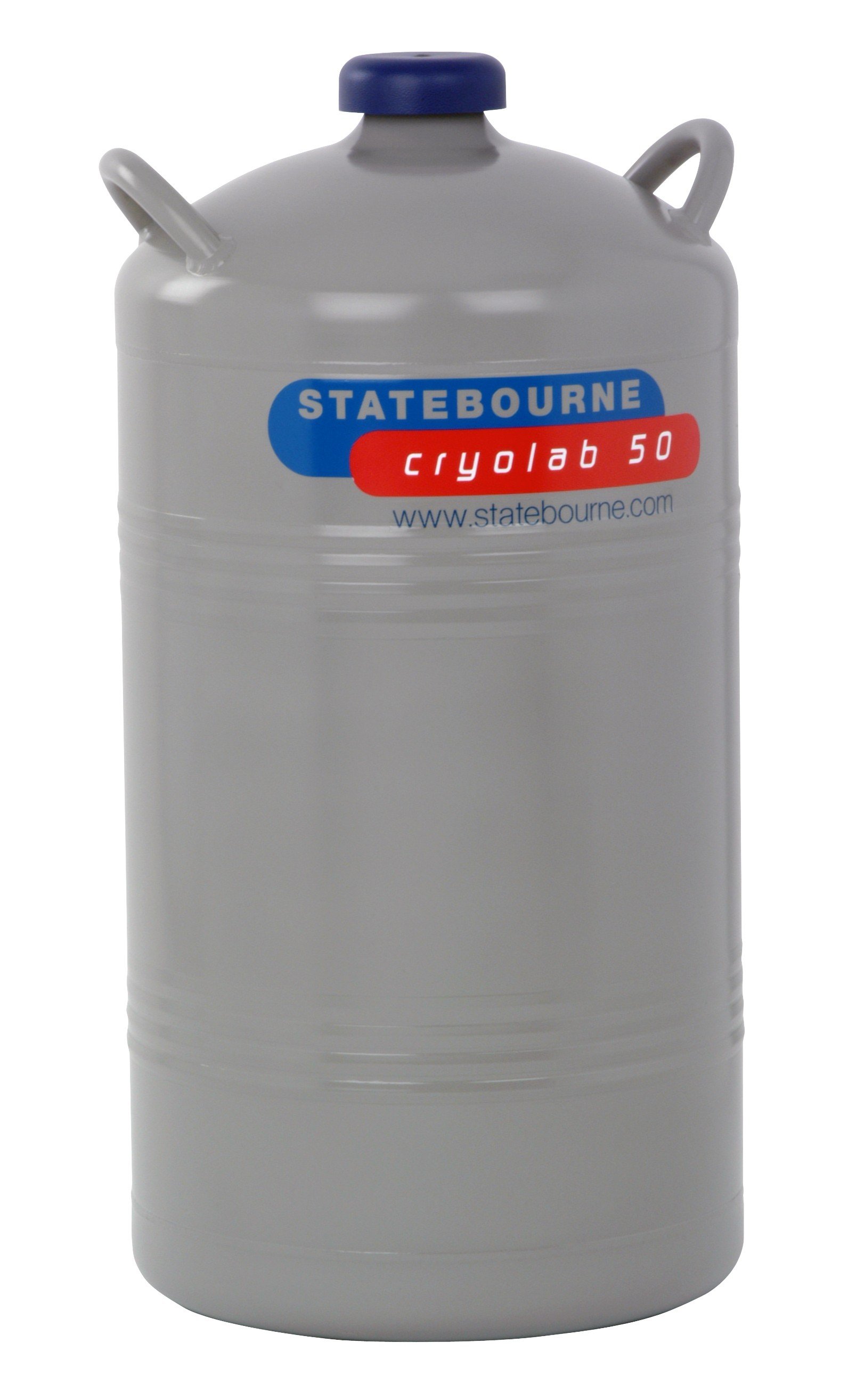 Statebourne Cryogenics 9901090 Cryolab 50 High Performance Laboratory Aluminium Dewars, 50 Litres LN2 Capacity