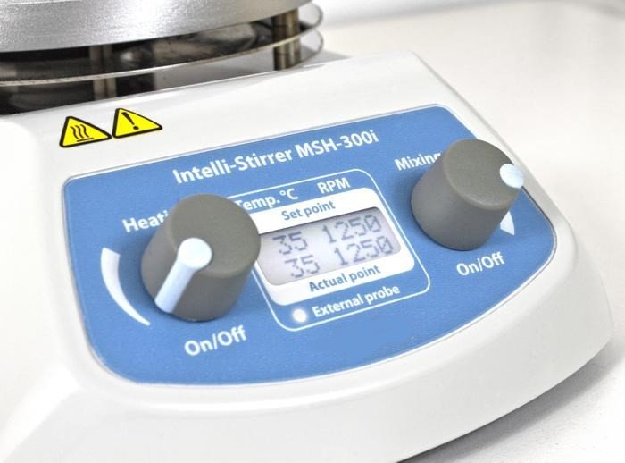 Grant Bio MSH-300i Digital Magnetic Hotplate Stirrer , +30 to 330°C Temperature Range, 20 Litres Capacity, 100 to 1250rpm Speed Range