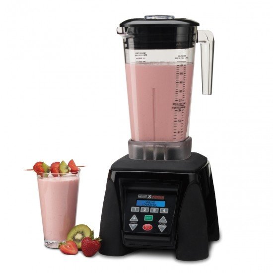 Waring MX1300XTXEE 2.0 Litre Programmable Heavy Duty Commercial Laboratory Blender , with BPA CoPolyester Container,  230V, 50 Hz , CE Approved, ROHS with European F Schuko Plug