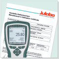 Julabo 8902905 5-point Manufacturer's Calibration Certificate for Circulators