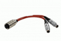 Julabo 8980142 Y-adapter cable for connecting 1 dual Pt100 sensor to 2 Lemosa sockets for LC Temperature Laboratory Controller