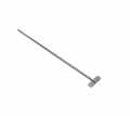 VELP Scientifica A00001306 Stainless Steel Stirring Shaft with Fixed Blades for use with VELP™ Overhead Stirrers