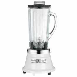 Waring 800EG Single Speed Blender with 1.2 Litre Heat Resistant Glass Container,  230V, 50 Hz , CE Approved, ROHS with European F Schuko Plug