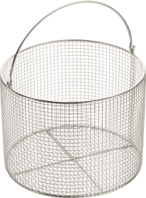 Certoclav 8583010 Wire Basket With Handle, Stainless Steel 23cm ø,   Internal 225 mm X 170 mm, Mesh 1/4 Inch