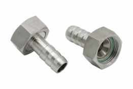 Julabo 8890042 2 Adapters G3/4 Female To Barbed Fitting For Tubing 1/2 Inner Dia