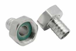 Julabo 8890046 2 Adapters G1 1/4 Female To Barbed Fitting For Tubing 1 Inner Dia