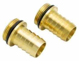 Julabo 8890150 2 barbed fitting for tubing 3/4" ID to G 3/4" male