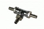 Julabo 8970470 Twin Distributing Adapter with Barbed Fittings for Tubing 8 mm ID