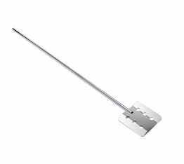 VELP Scientifica A00001308 Stainless Steel Stirring Shaft with Paddle , 6 Holes,  for use with VELP™ Overhead Stirrers