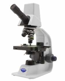 Optika B-150R-PL Digital Series Brightfield Microscopes, 400x - 1000x, PLAN, Rechargeable Batteries