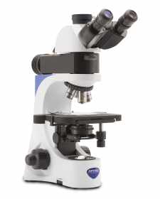 Optika B-383MET Trinocular Metallurgical Microscope, 500x, IOS PLAN MET, Multi-plug