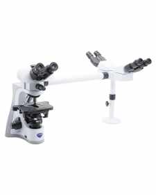 Optika B-510-3 Trinocular Discussion Microscope, 1000x, IOS PLAN, 3- Head, Multi-plug