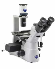 Optika IM-3LD4 Inverted LED Fluorescence Microscope, 400x, IOS LWD PLAN FLUOR, 4 Empty Filterset Slots, Multi-plug