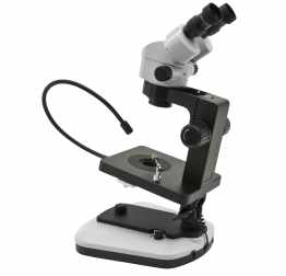 Optika OPTIGEM-2 Trinocular Stereozoom Microscope for Gemology, Multi-plug