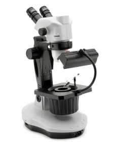 Optika OPTIGEM-3 Binocular Stereozoom Microscope for Gemology, Multi-plug