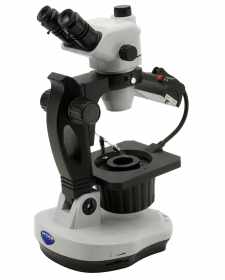 Optika OPTIGEM-4 Trinocular Stereozoom Microscope for Gemology, Multi-plug