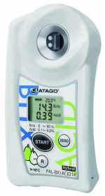 Atago 7114 Pocket Brix-Acidity Meter for Pear PAL-BX|ACID14 Master Kit, Brix : 0.0 to 90.0％, Acid : 0.10 to 4.00％ Measurement Range