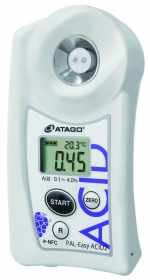 Atago 7302 Pocket Acidity Meter PAL-Easy ACID2 Master Kit for Grape and Wine, Acid : 0.10 to 4.00％ Measurement Range