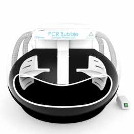 Lab-Bubble™ BUB-PCR-FA-BLK Black PCR Bubble Filtered Air Bubble, Complete with with HEPA filtered air environment, Airflow Alarm and UV Decontamination Lamp