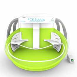 Lab-Bubble™ BUB-PCR-FA-GRN Green PCR Bubble Filtered Air Bubble, Complete with with HEPA filtered air environment, Airflow Alarm and UV Decontamination Lamp