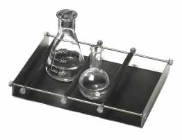 PUP-12 - Platform universal, 3 adjustable bars, holds flasks, beakers, bottles 270 x 195 x 40mm fits PSU-10i and ES-20 