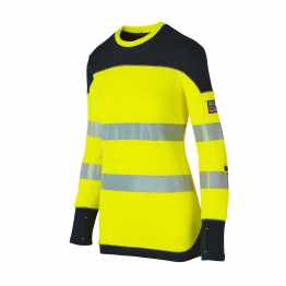 ProGARM® 5487 Hi-Visibility, Arc Flash and Flame Resistant Long Sleeved Ladies T-Shirt