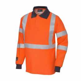 ProGARM® 5390 Hi-Visibility, Flame Resistant and Arc Flash Polo Long Sleeved