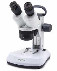 Optika SFX-91 Stereomicroscope with Fixed Arm, Rotating Head, 10x20x40x, Touch Panel